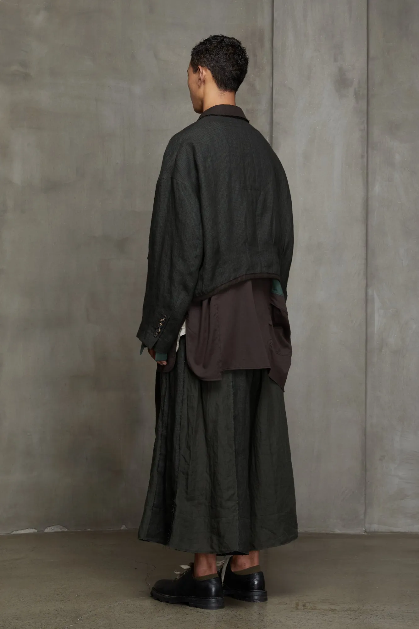 DOUBLE BREASTED KIMONO JACKET