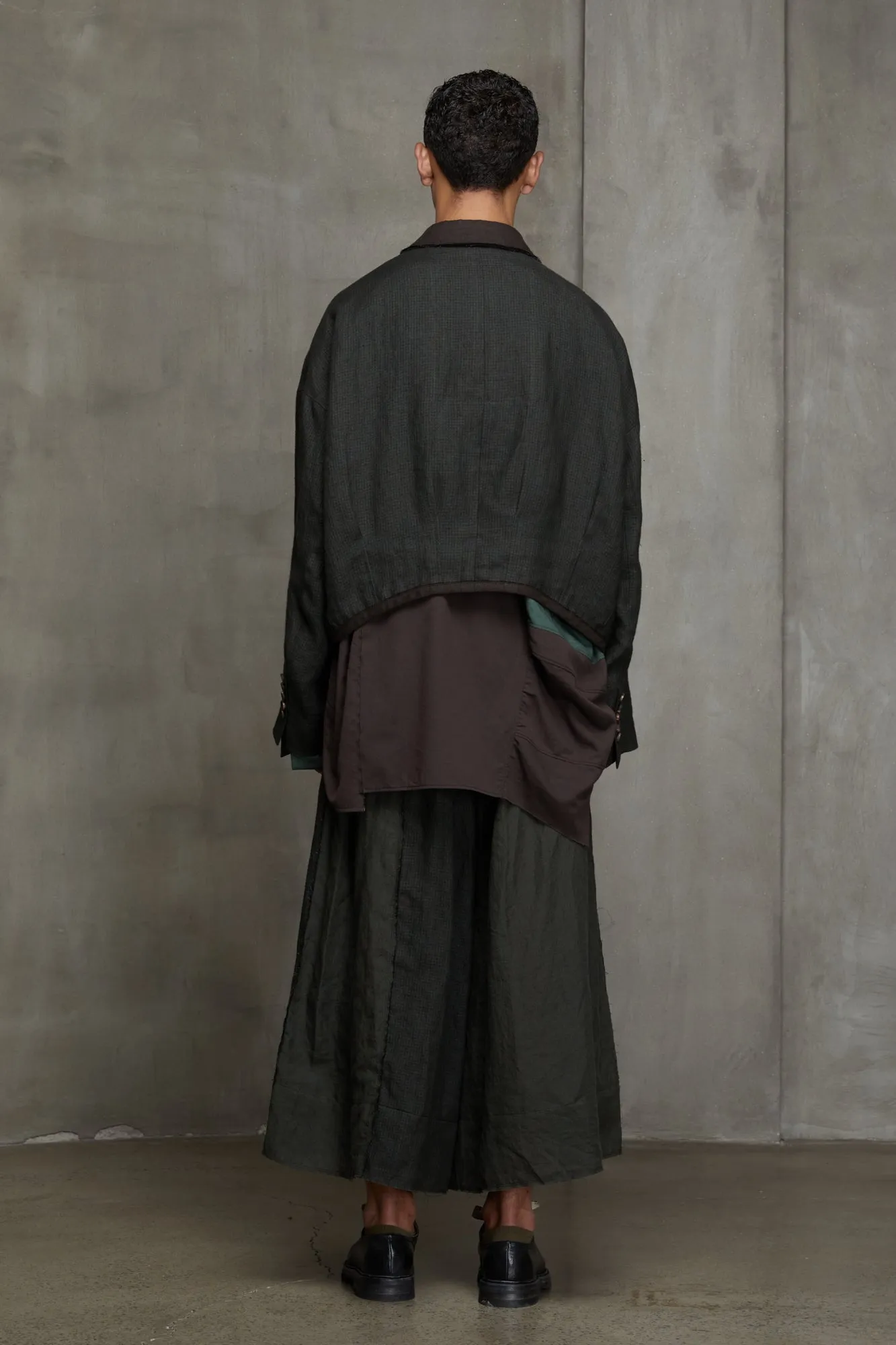 DOUBLE BREASTED KIMONO JACKET