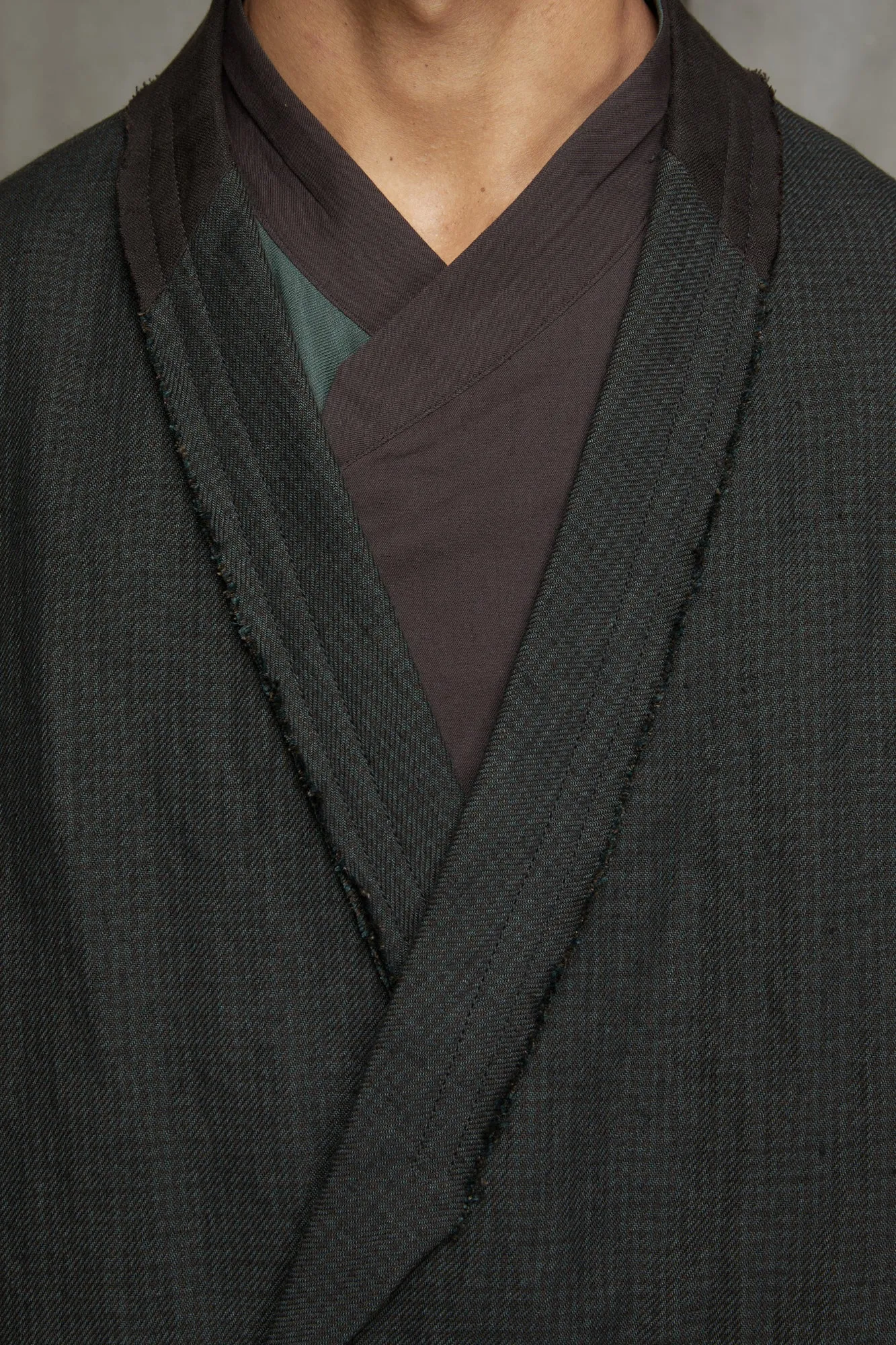 DOUBLE BREASTED KIMONO JACKET