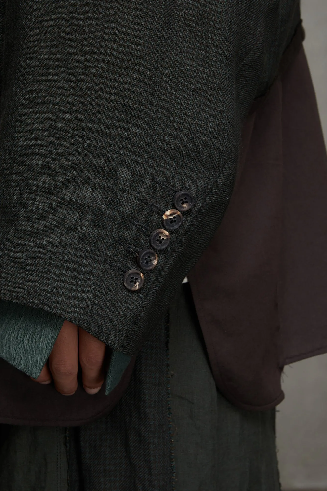 DOUBLE BREASTED KIMONO JACKET