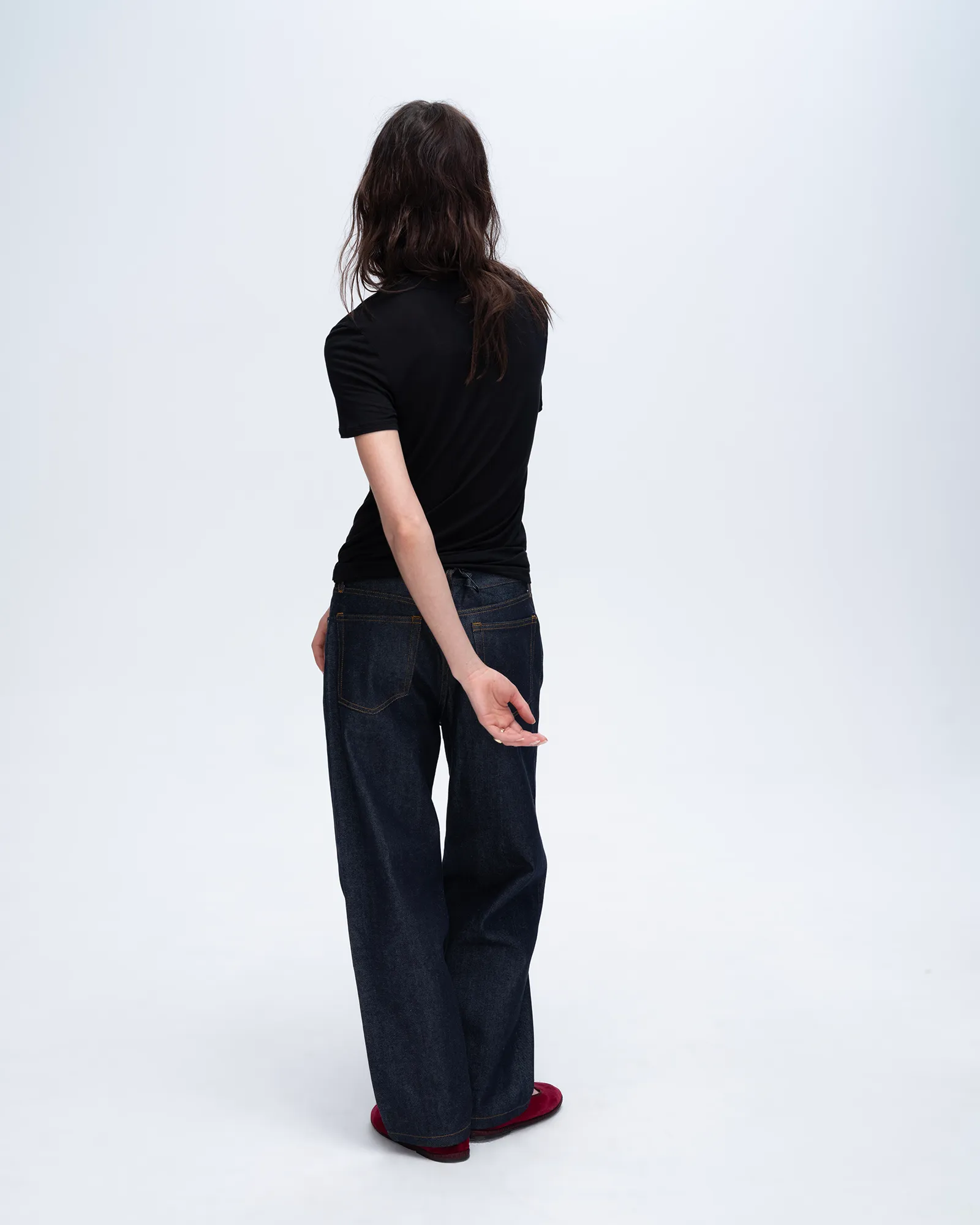 Modal Jersey Short Sleeve Henley - Black