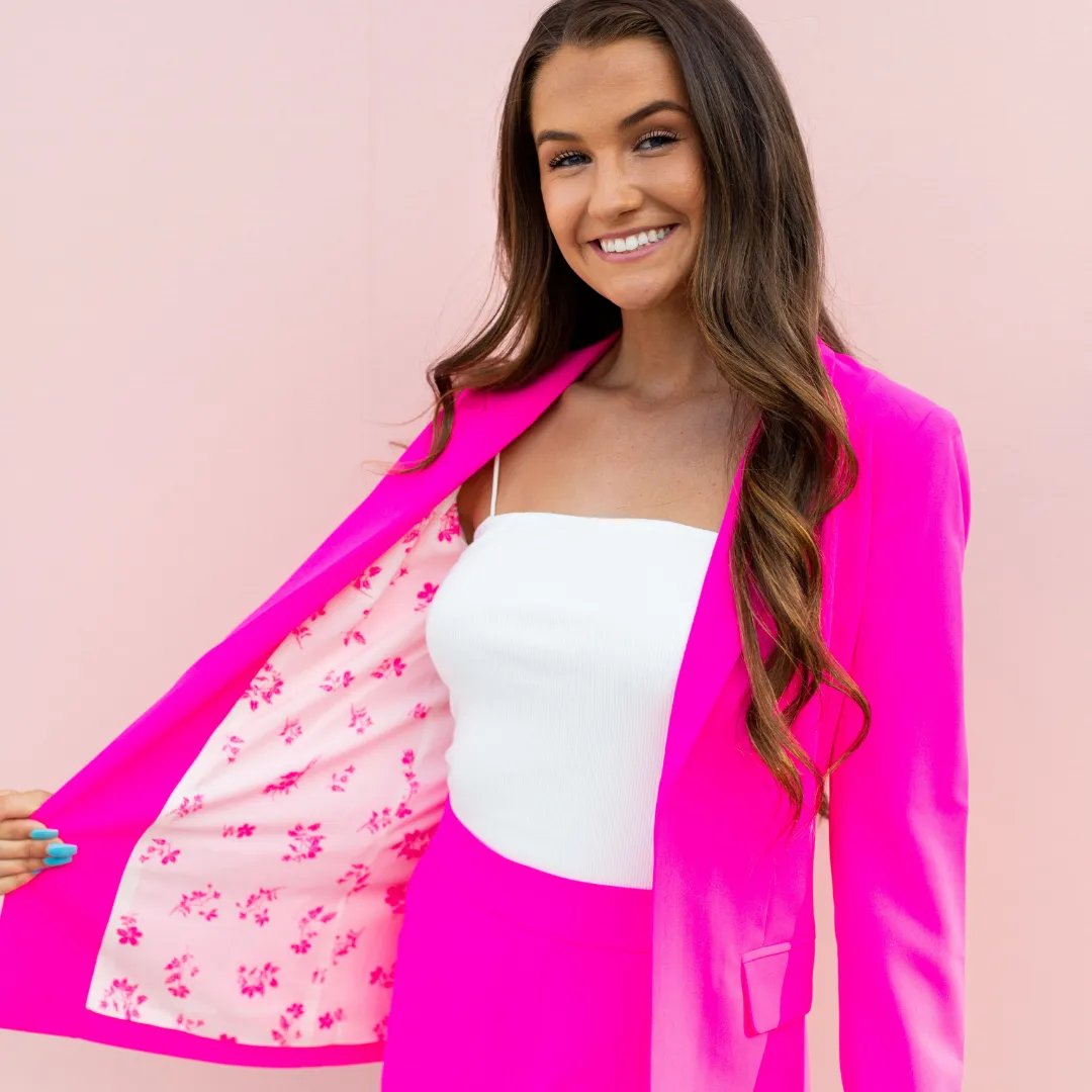Pretty Little Thing Pink Blazer