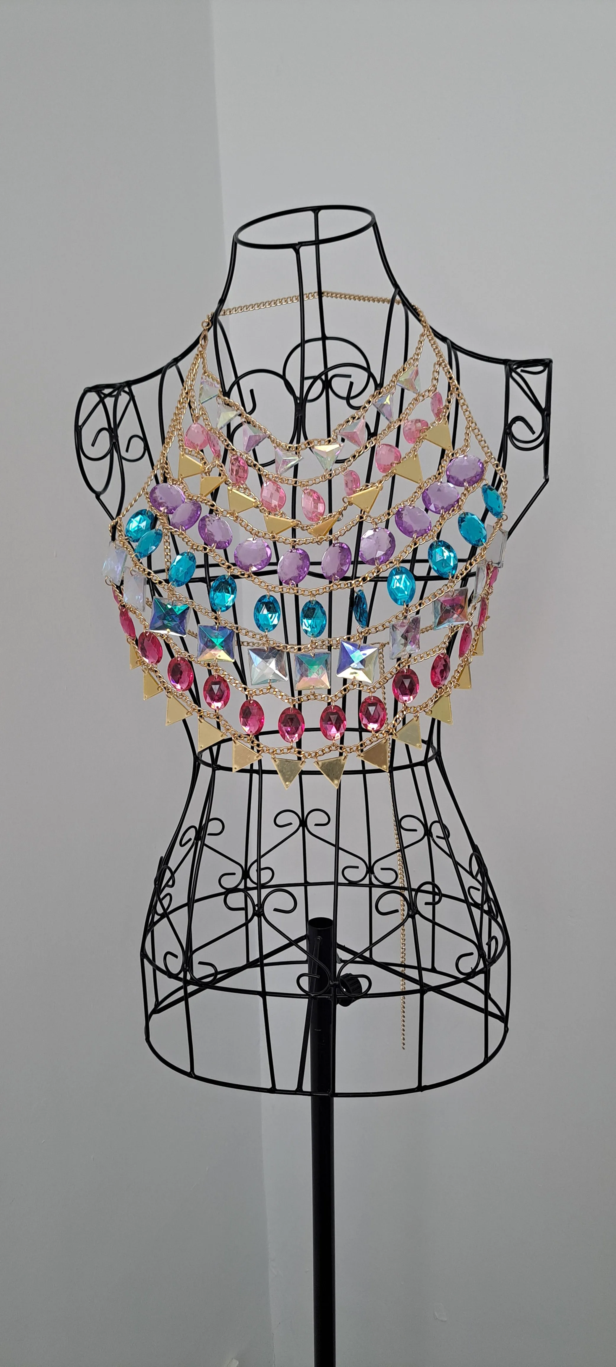Rhinestone Crop Top